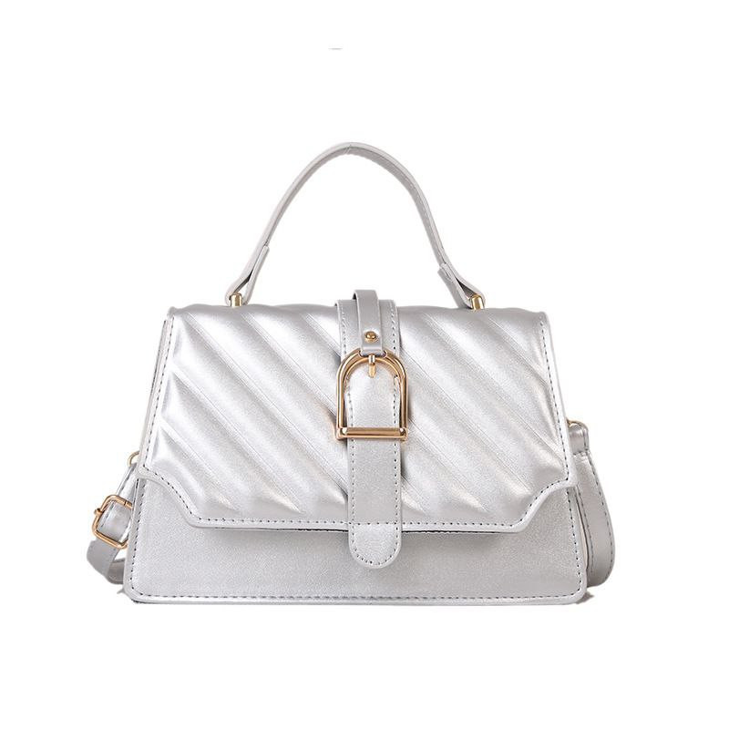 Sac transfrontalier mode féminine européenne et américaine tendance simple petit sac carré populaire transport texture de haute qualité sac de messager portable tendance