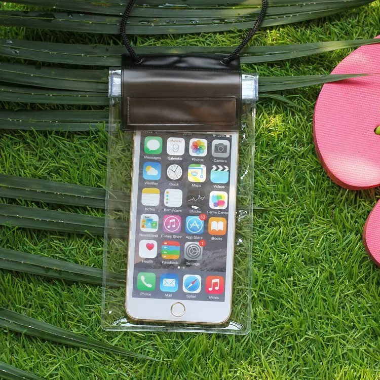 Protege étanche transparent grand format pour téléphone portable - Sacoche à trois couches scellées pour téléphone portable, protection spéciale pour les sorties