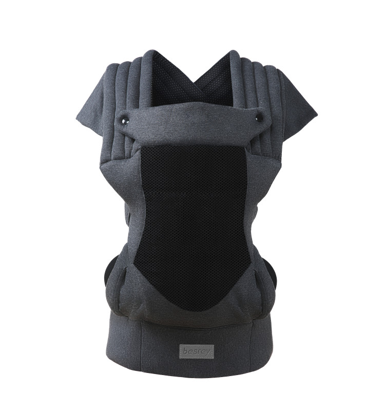 besrey Porte Bebe, Echarpe de portage bebe, Porte Bébé,Porte bebe Physiologique et Ergonomique Sans nœuds et Facile à porter