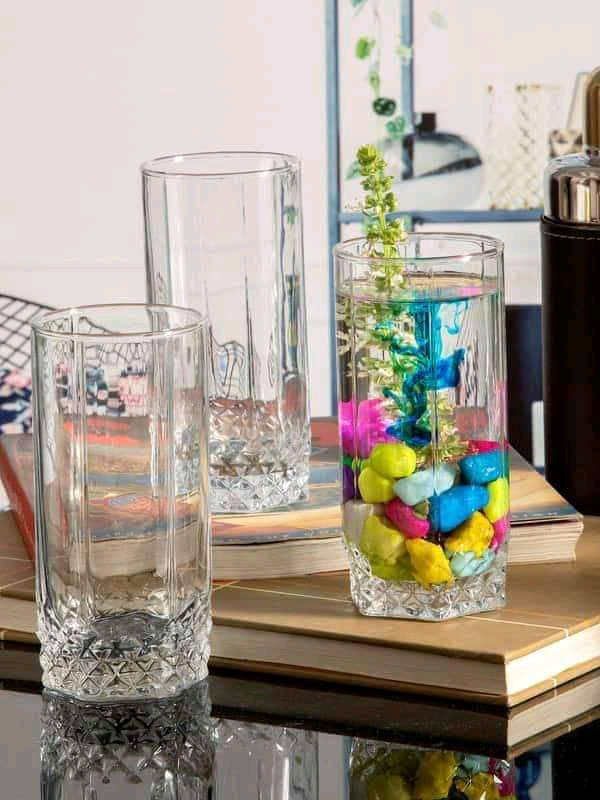 Verres à boire (01 carton de 6 verre) - Verres à bois en cristal, en carton de six pièces