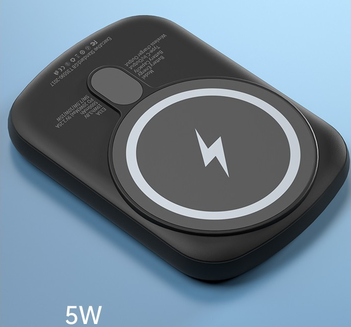 Chargeur sans fil magnétique, Convient au Iphone 12, 13, 14 Magsafe Powerbank sans fil magnétique, portable, charge rapide, mini-chargeur, petite taille, banque d'alimentation externe
