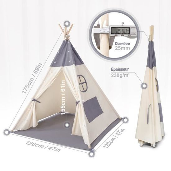 Tente pour enfants pliable et portable - Foldable and portable children's tent