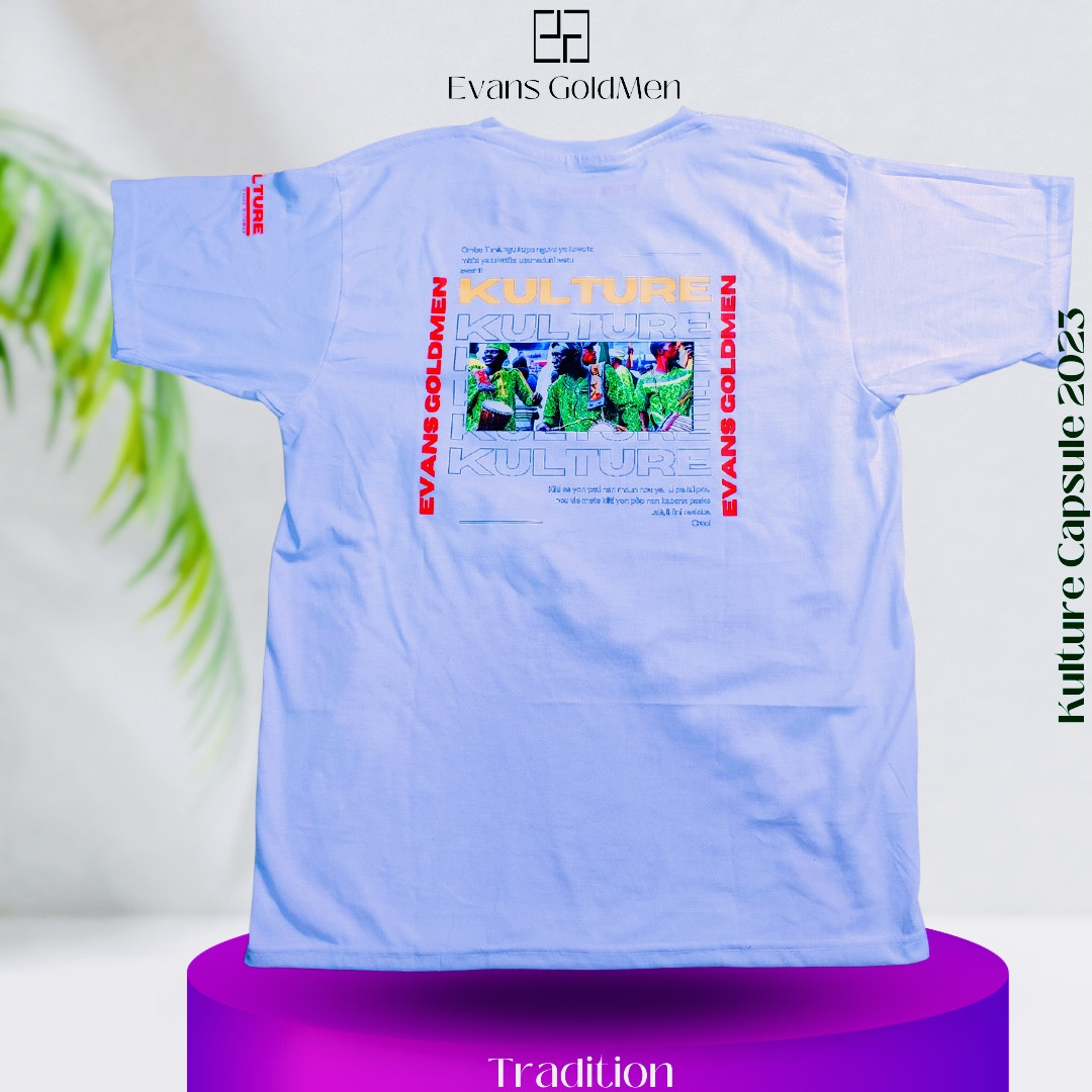 Tradition: imprimer de t-shirt issue de la collection «Kulture 2023 » de la marque Evans GoldMen