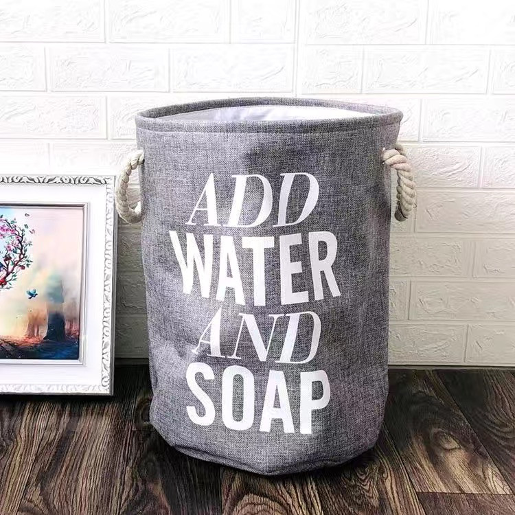 Panier à vêtements sales, seau de rangement pliable en tissu épais, panier de rangement pour vêtements, panier de rangement pour jouets, panier de rangement lavable