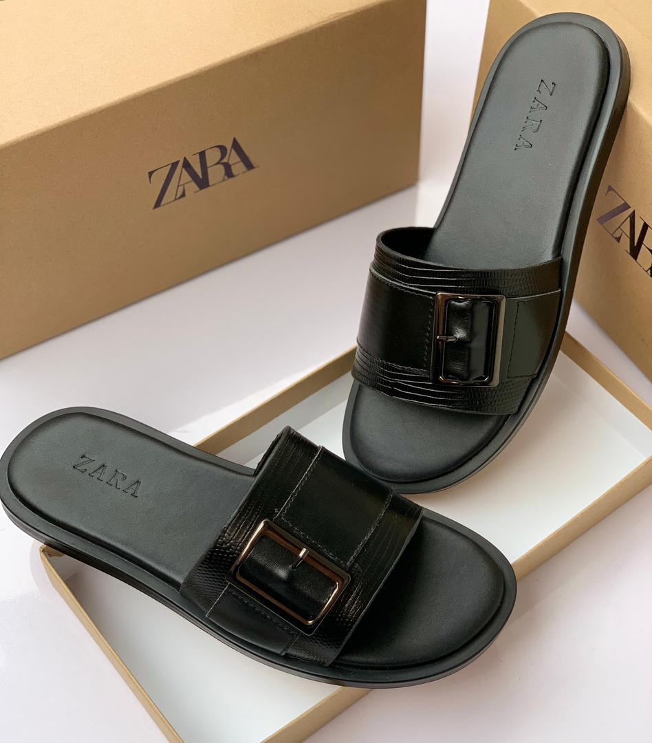 sandales chic pour Homme de marque zara en cuire disponible en deux couleurs